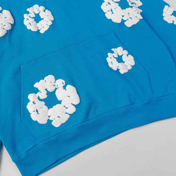 Blue Denim Tears Kapok Print Hoodie - Picture 4 of 8